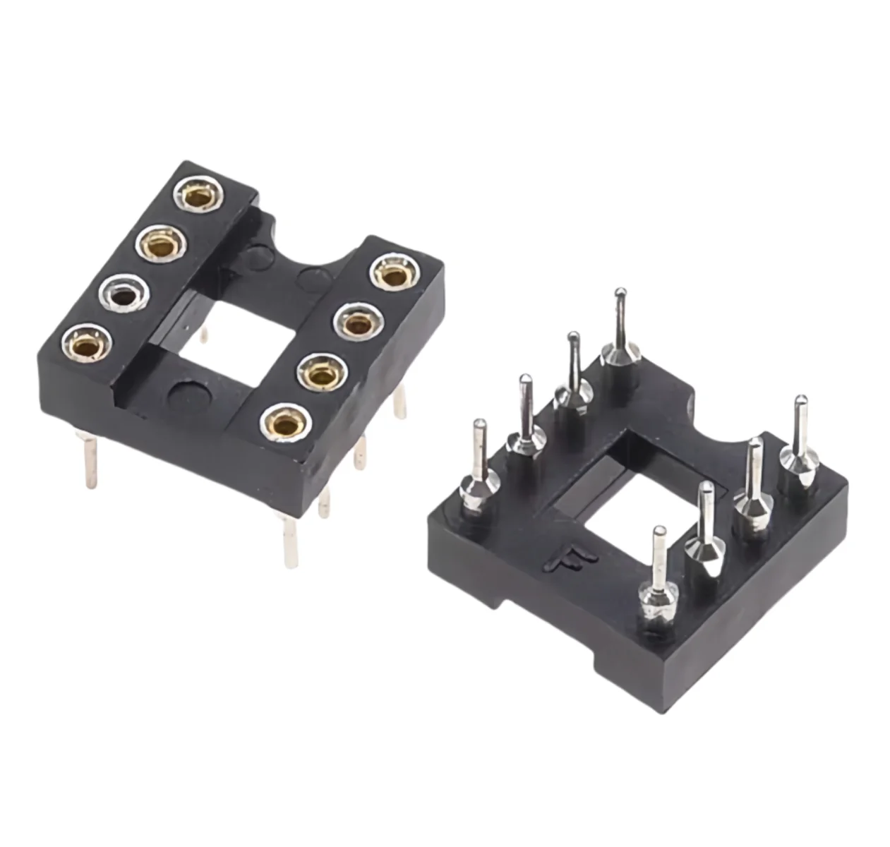 Enchufes IC DIP8 DIP14 DIP16 DIP18 DIP20 DIP28 DIP40 pines agujero redondo 2,54 conector PCB DIP Socket 6 8 14 16 18 20 28 32 40 pines - imagen 5