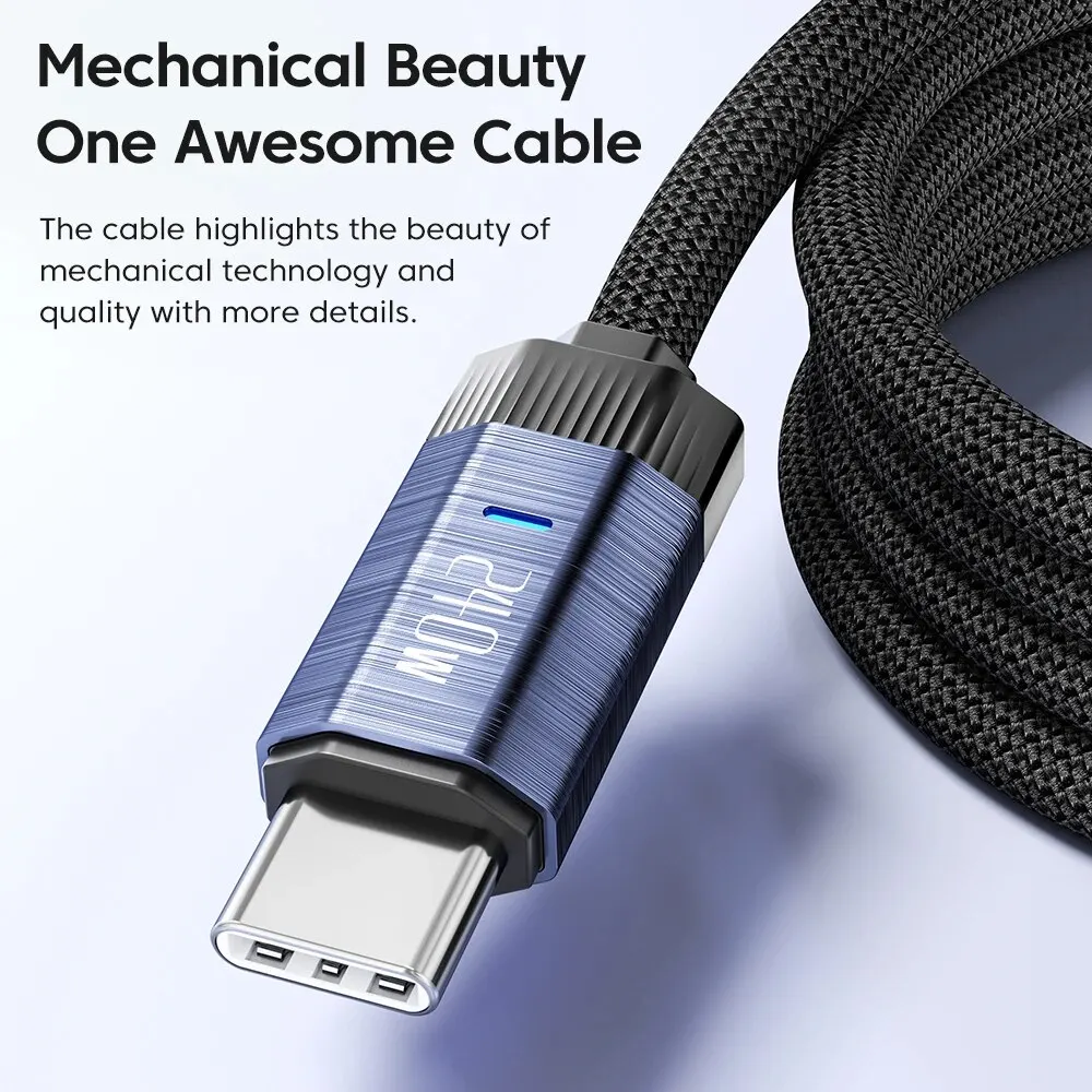 Toocki 240W USB C a USB Tipo C Cable 48V 5A PD3.1 carga súper rápida para iPhone 15 ProMax Samsung S23 MacBook Hauwei Xiaomi - imagen 4