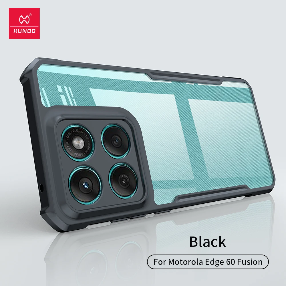 Para Motorola Edge 60 / edge 60s funda XUNDD Airbags a prueba de golpes transparente PC + TPU cubierta protectora trasera - imagen 5