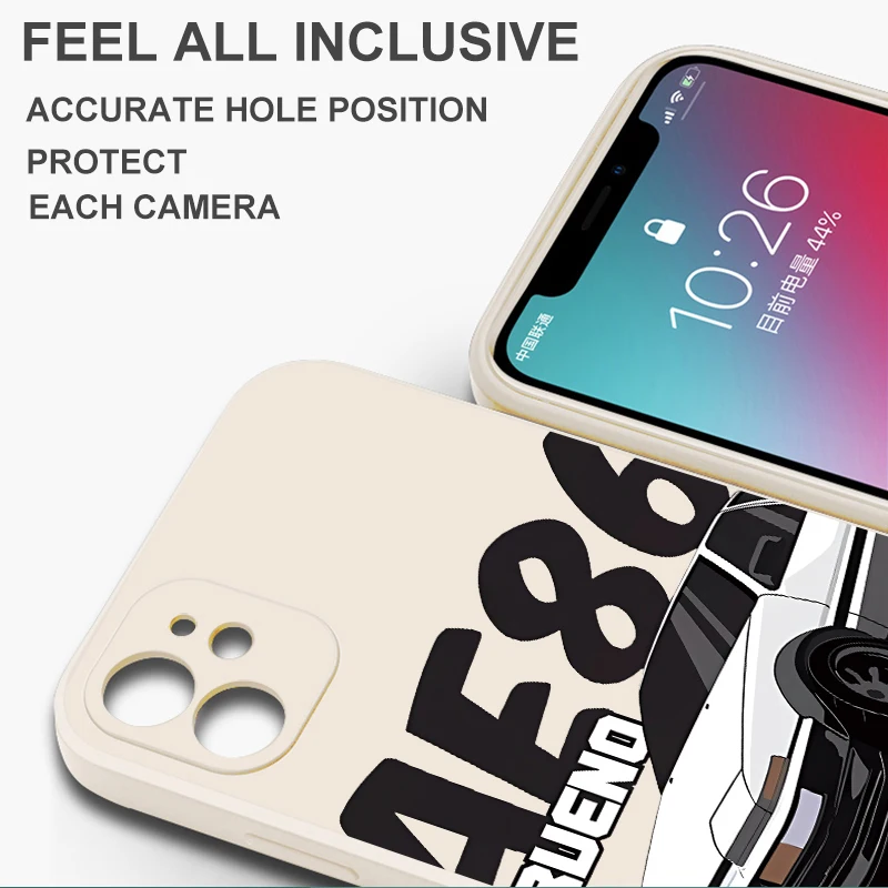 Funda de teléfono para Xiaomi Poco F4 F5 F3 X4 X3 Pro X3 NFC cubierta suave Anime iniciales D coche - imagen 5