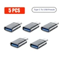 5PCS USB Silver