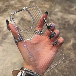 Funda Silicona Antigolpes Transparente iPhone 16 Pro Protección