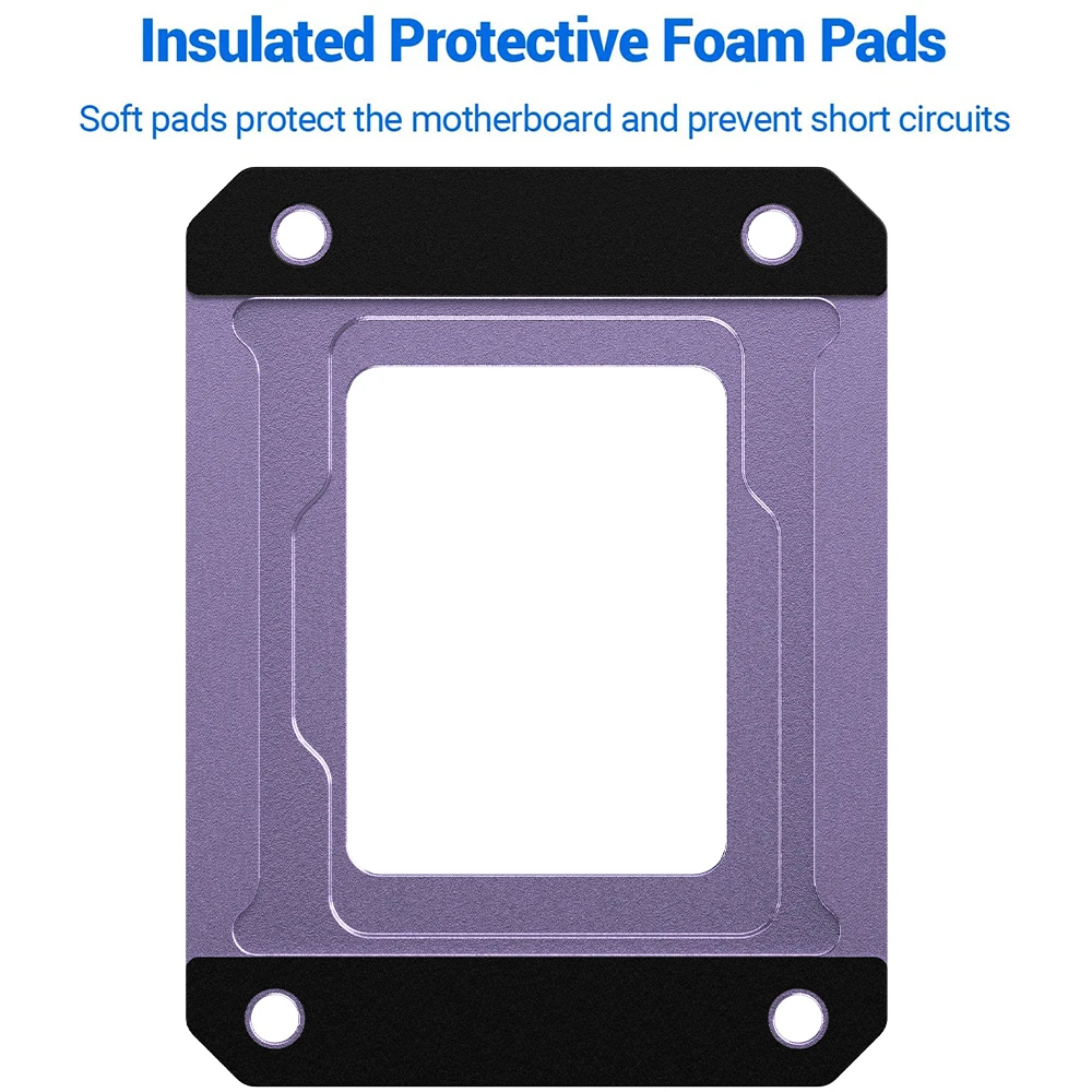 JEYI-marco de corrección de flexión de CPU de 12. a y 13 a generación, plano posterior fijo de aluminio, enchufe de marco de contacto de CPU para CPU Intel LGA-17XX 18XX - imagen 4