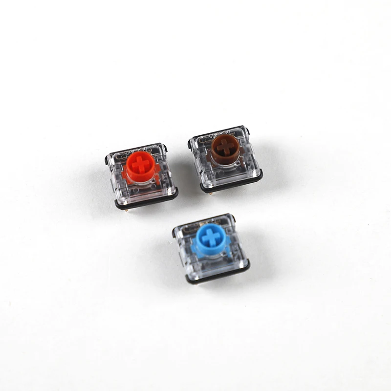 Kailh Interruptor de perfil bajo Choc v2 1353 Interruptor de teclado chocolate Azul Marrón Rojo - imagen 4