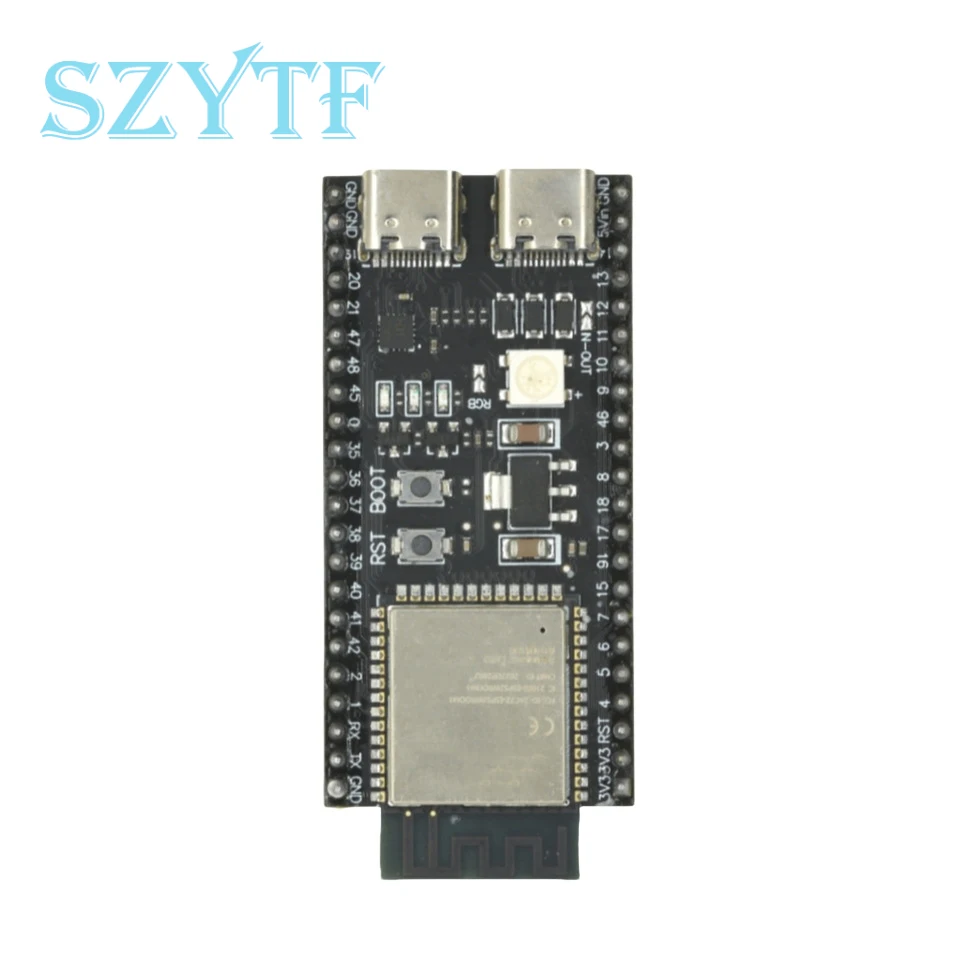 ESP32-S3-DevKitC-1 WiFi + Bluetooth compatible con Internet de las cosas tipo C Placa de desarrollo placa central ESP32-S3-1 para Arduino - imagen 4