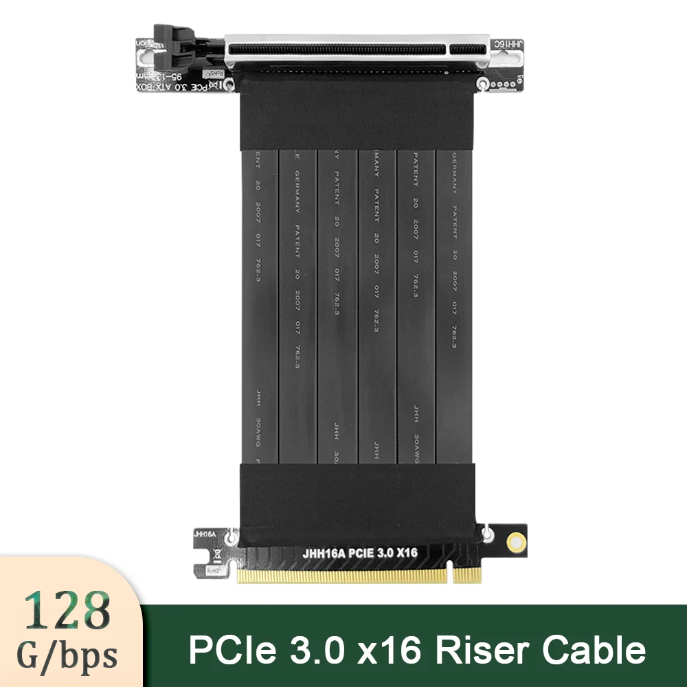 Cable elevador PCIe de alta velocidad 3,0 X16 extensor GUP Flexible de 90 grados para instalación vertical de tarjetas gráficas