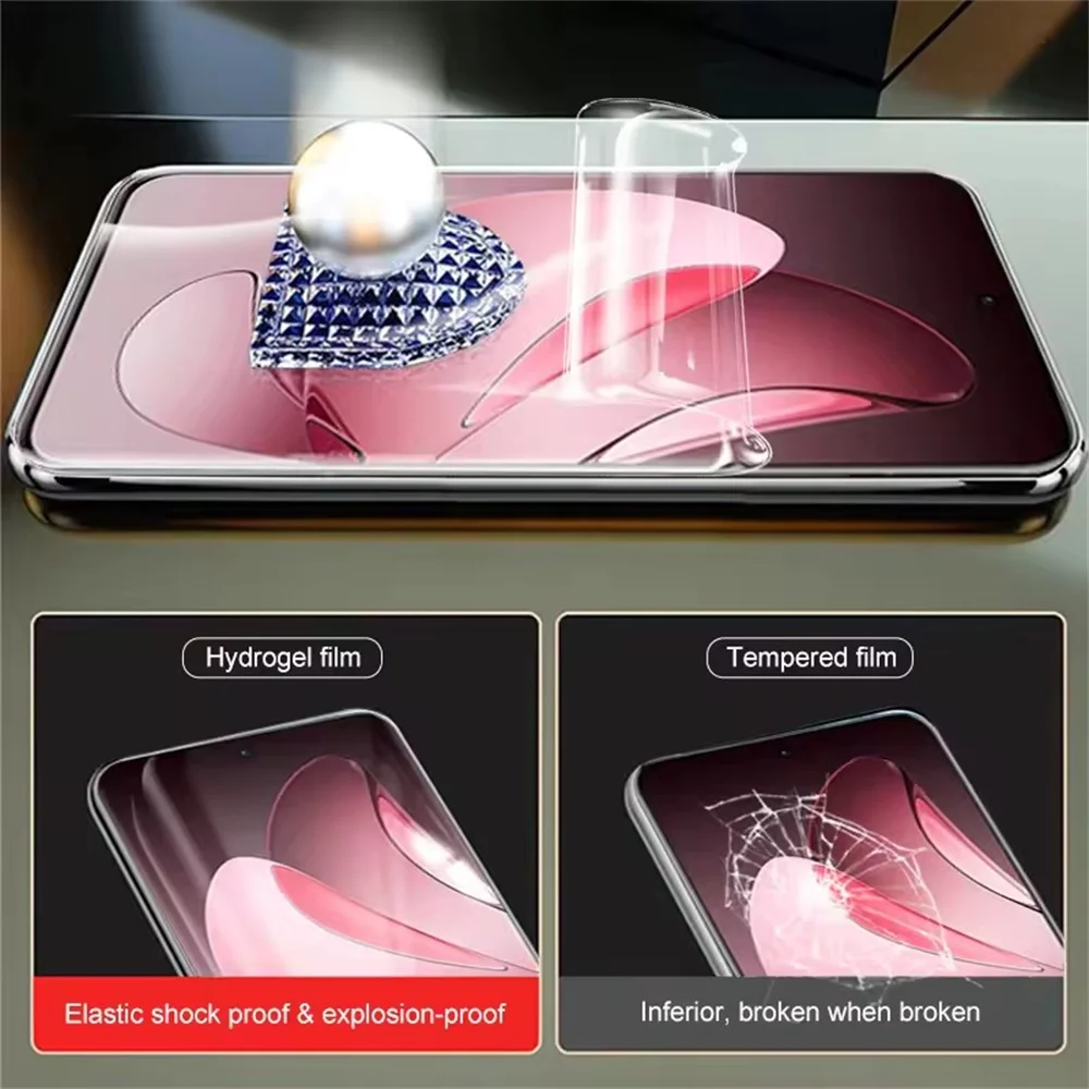 Película de hidrogel suave 6 en 1 para OPPO Reno 13 12 11 10 9 8 7 6 Pro 5G Protector de pantalla en Reno 13 F no película de lente de cámara de vidrio - imagen 5