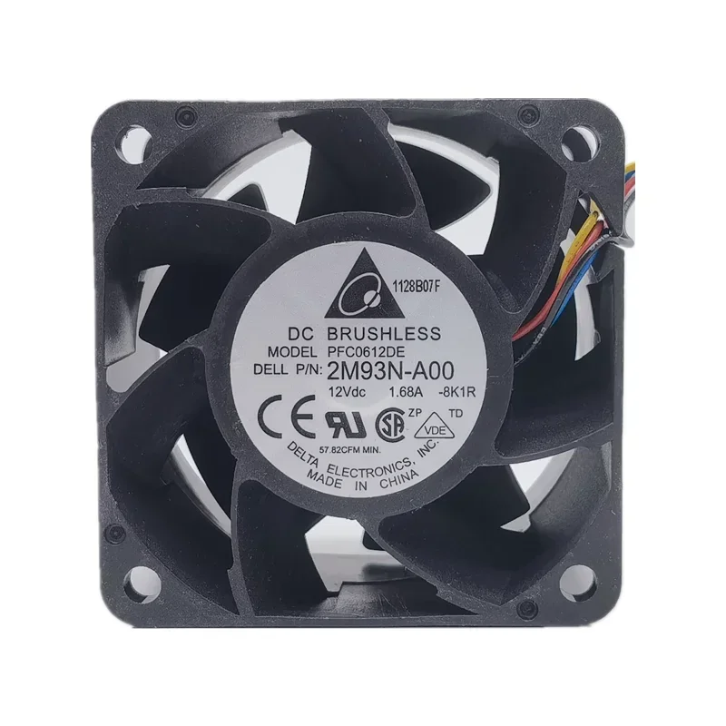 Nuevo delta PFC0612DE 12V 1.68a 6038 6cm gran volumen de aire 4 cables PWM ventilador regulador de velocidad - imagen 5