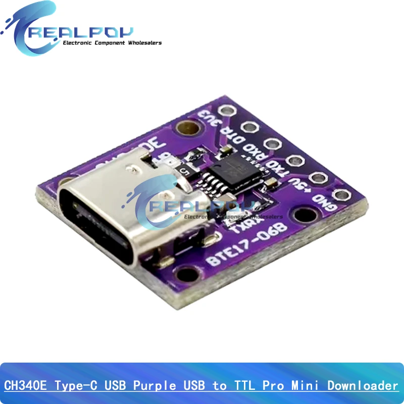 MSOP10 USB a TTL convertidor serie 5V/3,3 V módulo CH340 alternativo interfaz de TYPE-C para Arduino Pro Mini CH340C CH9340 CH340E - imagen 5