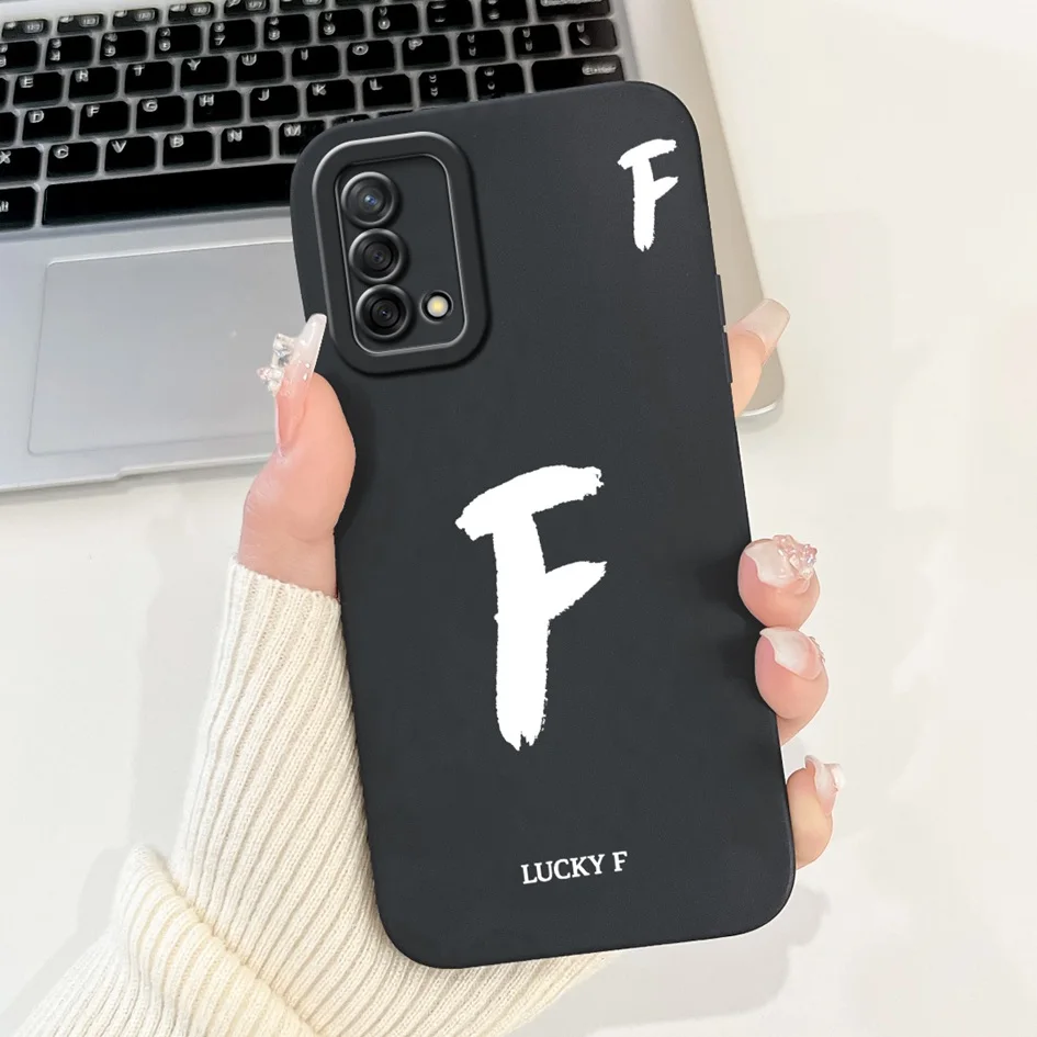 Funda de teléfono con letras bonitas para Oppo A74 4G CPH2219, carcasas protectoras de silicona suave para Oppo A95 4G Reno 6 Lite CHP2365 - imagen 2