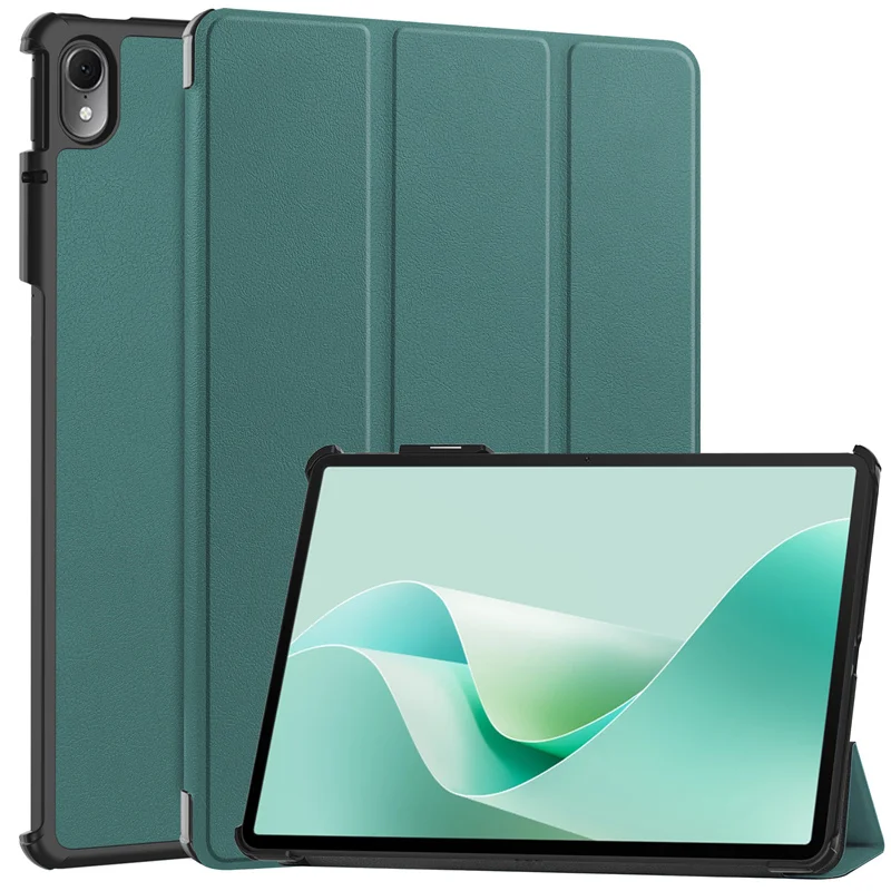 Funda de cuero magnético para Huawei Matepad 11,5 S, cubierta inteligente dura, triple pliegue, para Huawei MatePad 11.5S 2024, TGR-W09 W10 - imagen 2