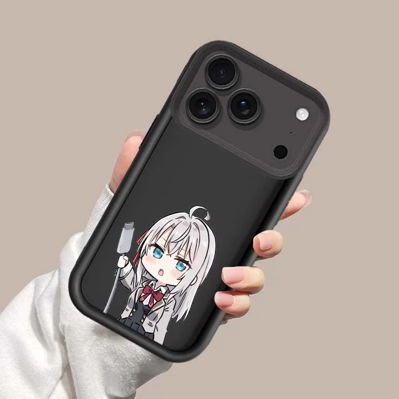 Cute Alya Kujou Anime For Apple iPhone 17 Air 16 16E15 14 13 12 11 X XR Pro Max Eye Ladder Phone Case Cover - imagen 4