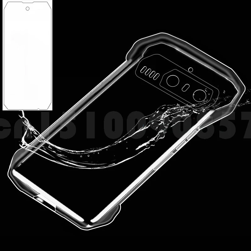Vidrio Templado 2 en 1 para Blackview N6000, funda suave con vidrio templado completo para Blackview N6000 - imagen 3