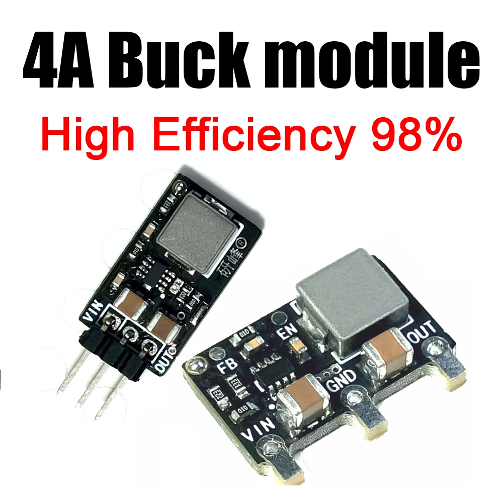 98% 4A DC-DC convertidor Buck 5,5-16V 6V 9V 12V 15V a 5V 3,3 V módulo de fuente de alimentación regulador de voltaje reemplaza LM7805