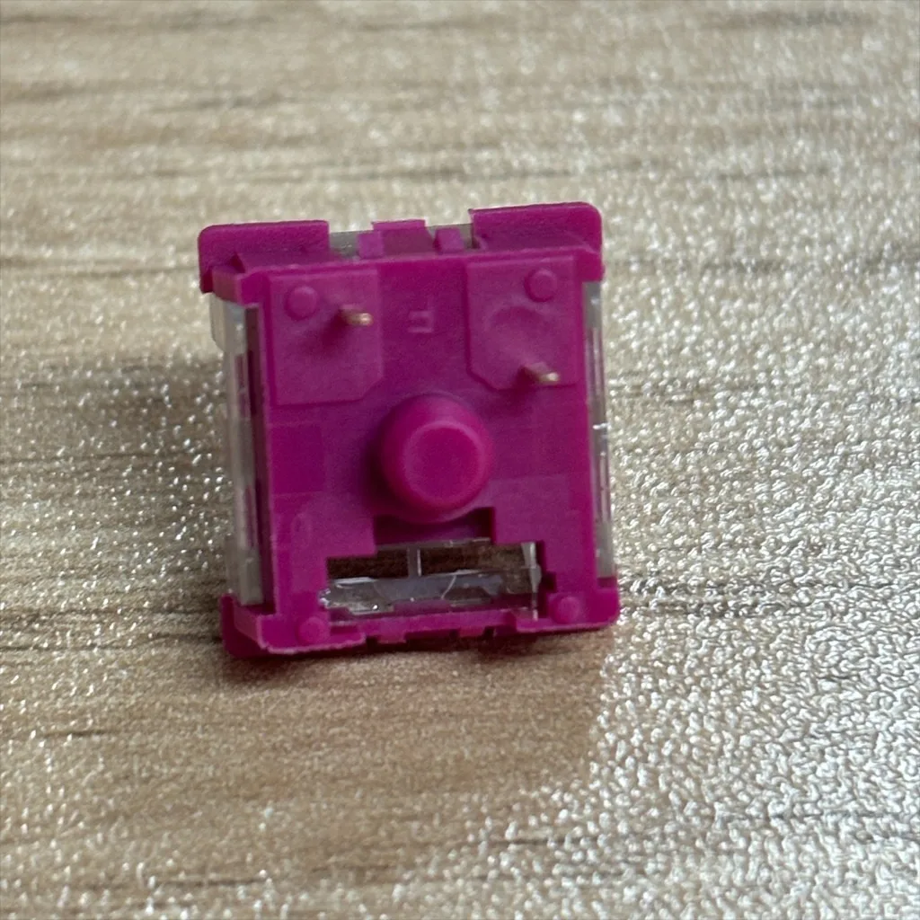 Interruptor rojo vino lineal 3 pines MX DIY intercambiable en caliente prelubado de fábrica para accesorios de teclado mecánico - imagen 4