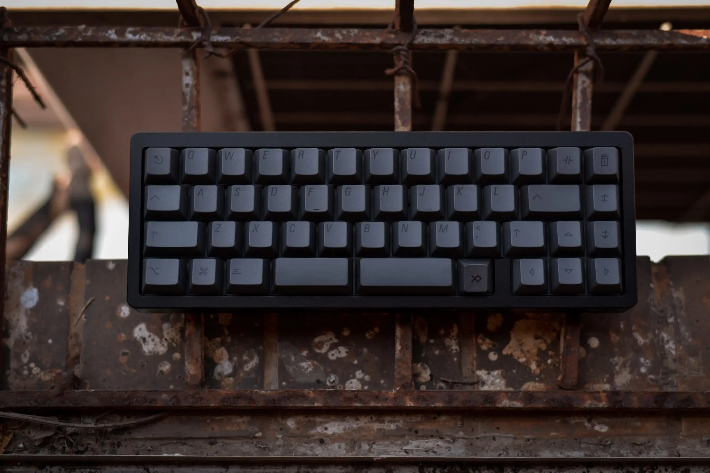 Keebox Shenpo Black on Black BOB Keycaps Cherry Profile Juego completo de teclas PBT DYE SUB Teclado mecánico Keycaps - imagen 2