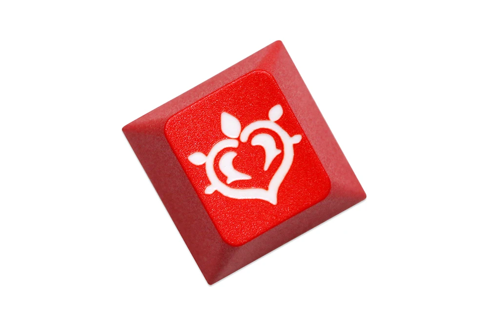 Keycap PBT Dip Dye Laser R1 ESC Genshin Impact elements Pyro Geo Dendro Anemo Hydro Cryo Electro Red Black Blue, novedad - imagen 2