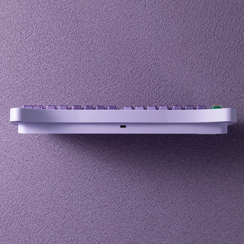 Teclado multimodo Alice, Kit de teclado ergonómico inalámbrico Bluetooth intercambiable en caliente, Kit de teclado mecánico personalizado ergonómico RGB - imagen 2