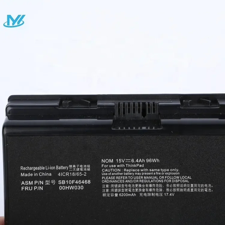 Batería de iones de litio para ordenador portátil, 12v, SB10F46468, 00HW030, 15,6 V, 96Wh, 6,4ah, para Lenovo ThinkPad P70, P71, P72 Series - imagen 3