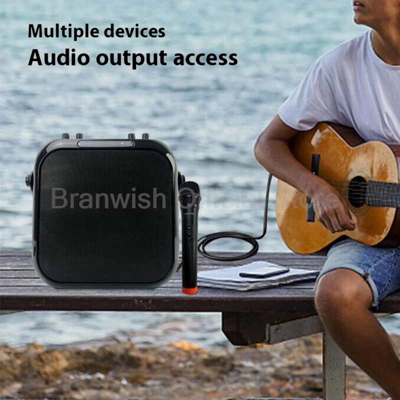 Altavoces de rango completo de 5,25 pulgadas, Altavoz Bluetooth 5,0 de 4ohm, caja de sonido HiFi de 90W, portátil, ligero para Karaoke al aire libre, decoración del hogar - imagen 5