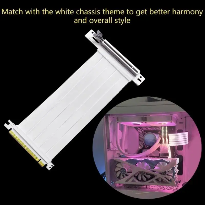 Soporte GPU soporte GPU vertical R53C para varios casos computadora, viene con cable ascendente PCIe4.0 Conjunto - imagen 2