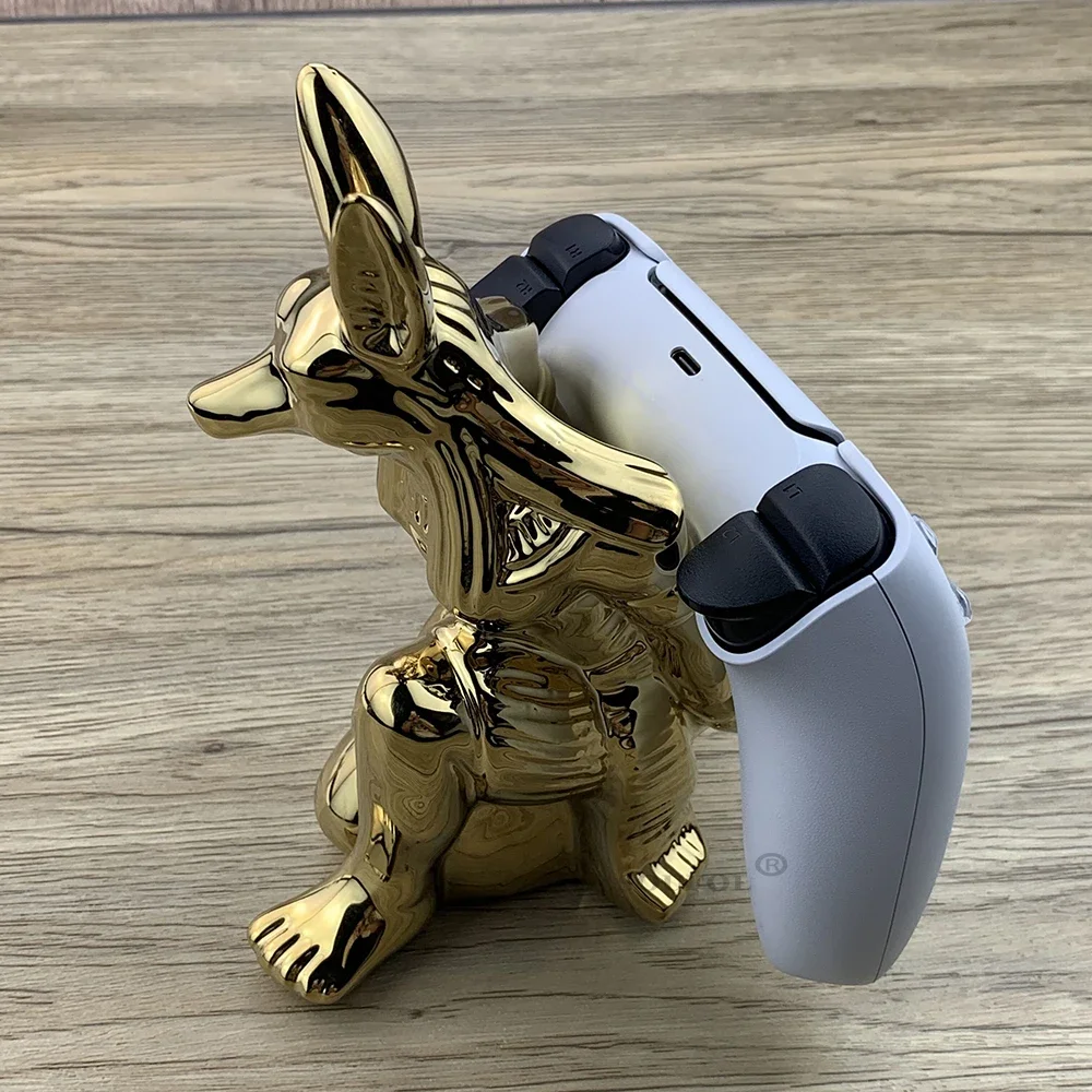 Soporte de mando para PS4/PS5/Xbox Anubis God Base soporte para teléfono móvil soporte de pantalla Universal para interruptor OLED accesorios de juego