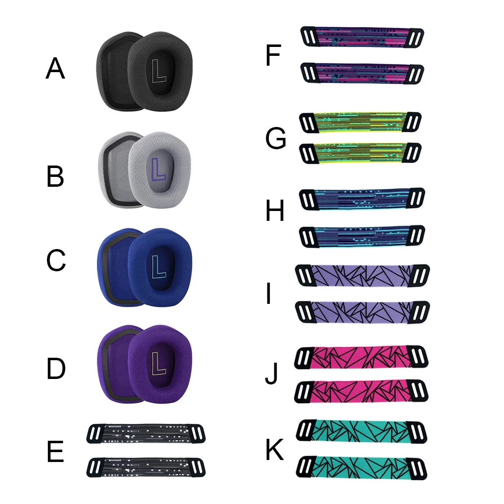 Almohadillas para los oídos, protección auditiva, transpirable, accesorios para jugadores, diadema