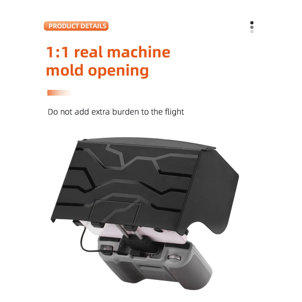 Parasol plegable con Control remoto para DJI Mavic 3/Mini 2/Air 2/Air 2S/Mini 3 Pro, RC-N1, parasol, Monitor de teléfono - imagen 5