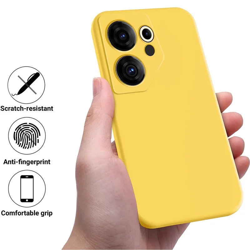 Funda de teléfono protectora de silicona líquida a prueba de golpes para Tecno Camon 20 Pro / 20 Premier, ELVEV, con capa de tela de microfibra