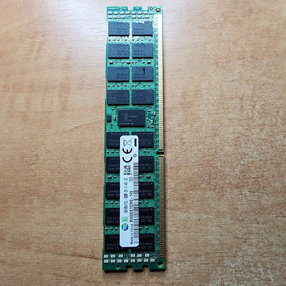 Para Samsung RAM 16GB 16G 1333 DDR3L PC3L 4RX4 10600R REG ECC memoria de servidor M393B2K70DMB-YH9 - imagen 2