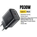 30W Black EU Plug