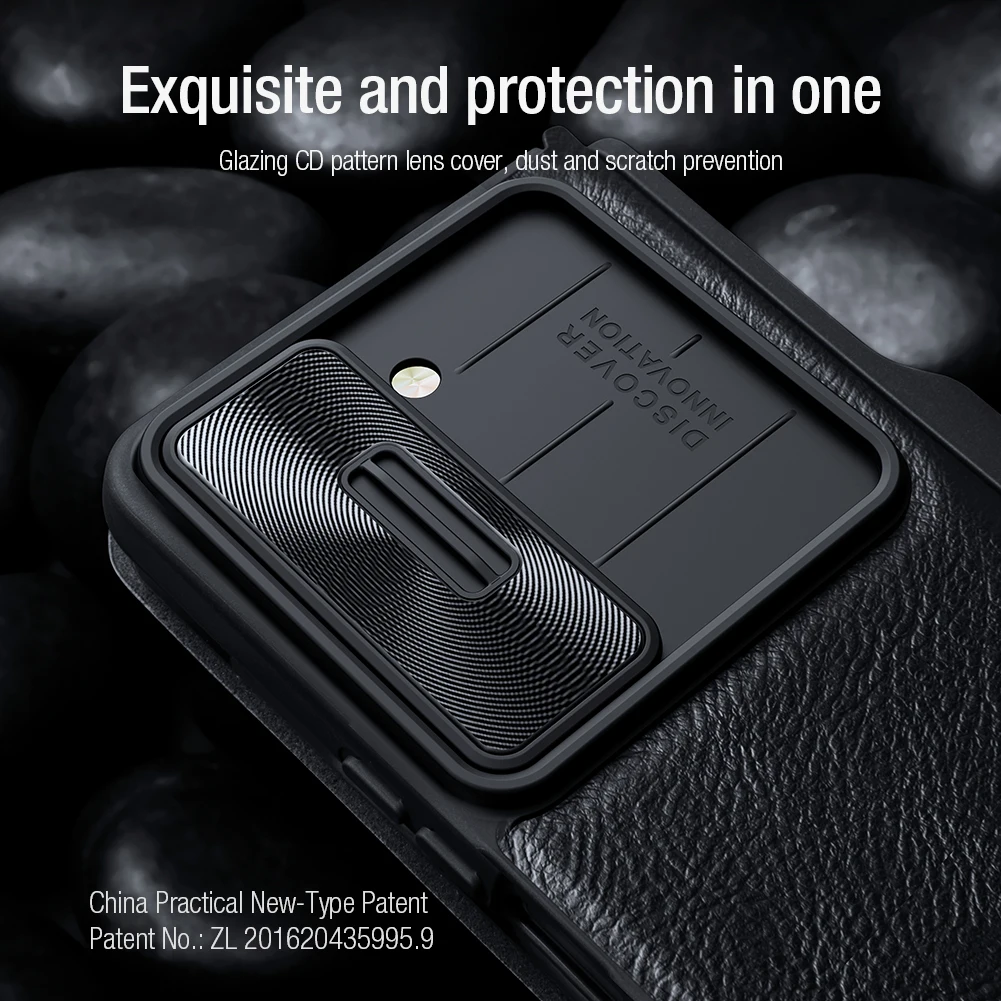 For Samsung Galaxy Z Fold 5 Case Nillkin Qin Pro Flip Leather Case For Samsung Z Fold5 Cover With S-Pen Pocket Camera Protection - imagen 2
