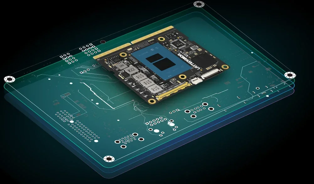 LattePanda Mu x86 compute module open-source carrier board files and libraries