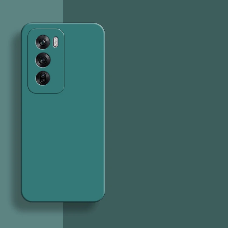 Funda protectora de silicona líquida Original para OPPO Reno12 5G, cubierta de 6,7 pulgadas, parachoques nuevo - imagen 5