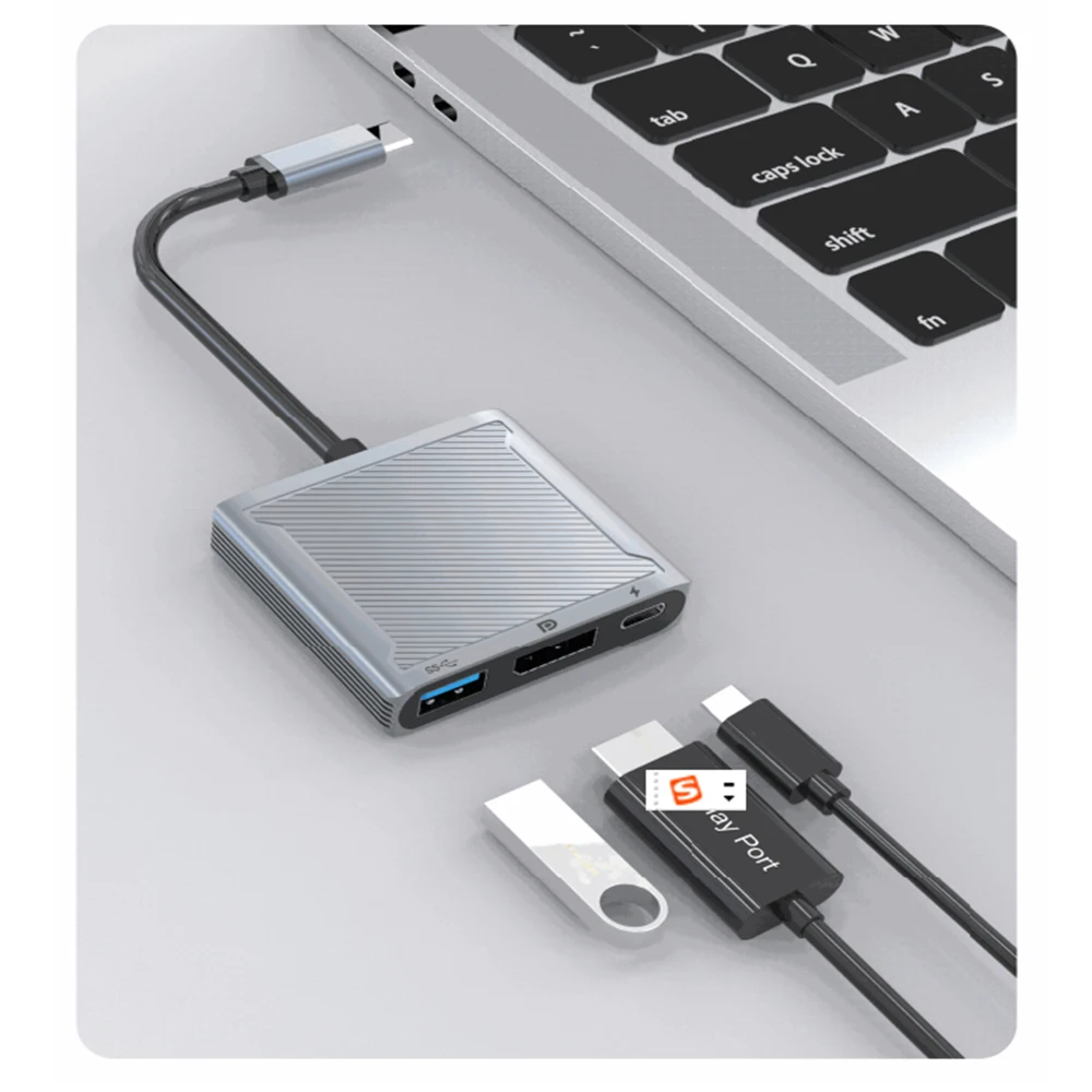 Adaptador USB‑C a DisplayPort 1.4 8K PD + USB 3.0 para Mac - imagen 5