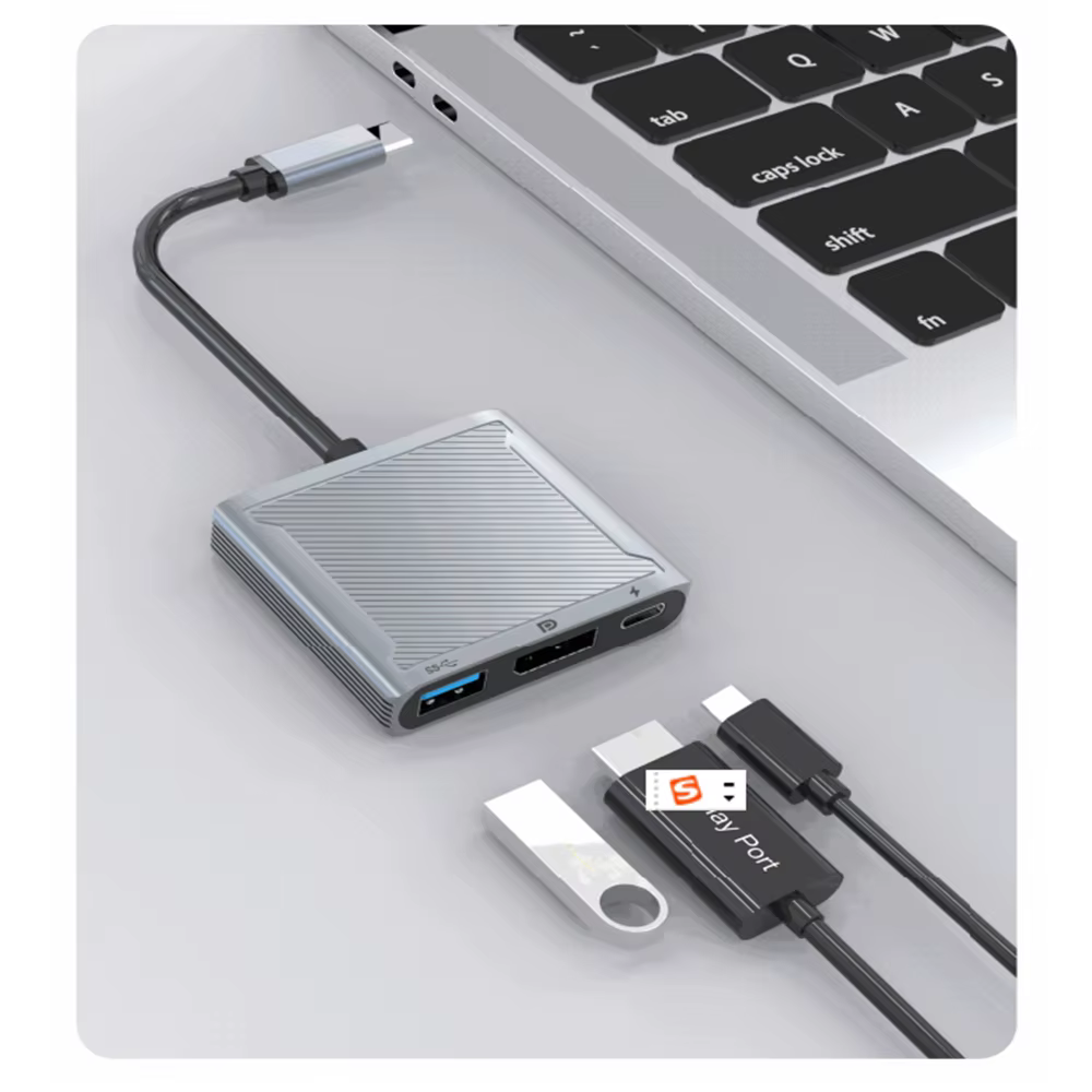 Adaptador USB‑C a DisplayPort 1.4 8K PD + USB 3.0 para Mac - imagen 5
