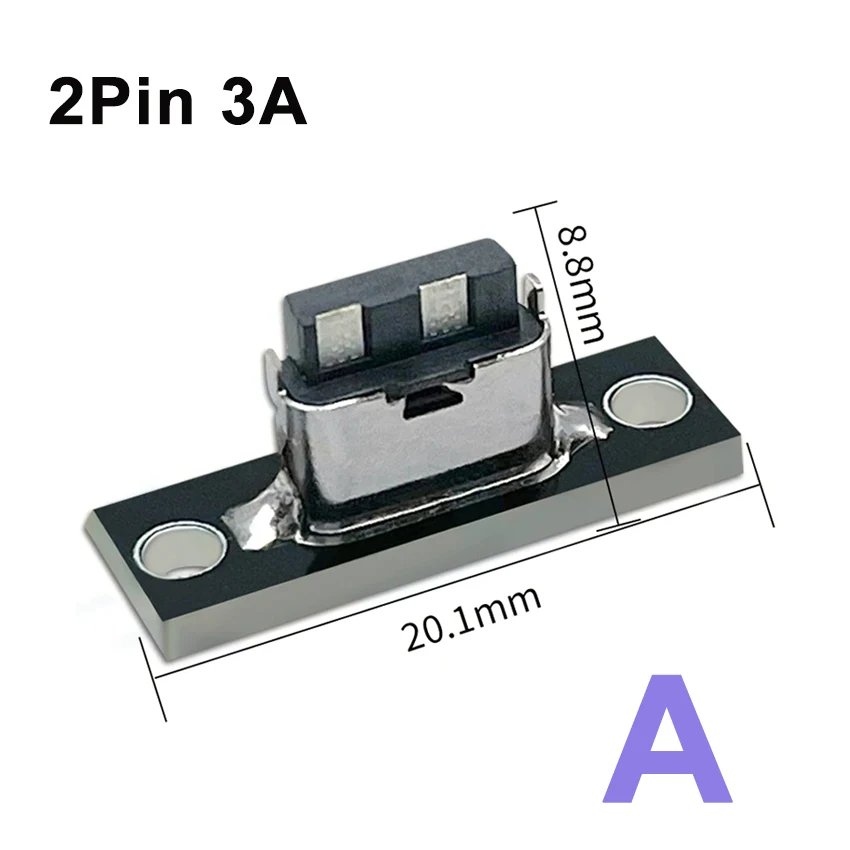2/5/10 Uds tipo C USB 3,1 enchufe con placa de fijación de tornillo conector USB tipo C 3,1 tipo C 2 pines 4 pines 5 pines 6 pines conector hembra DIY - imagen 4