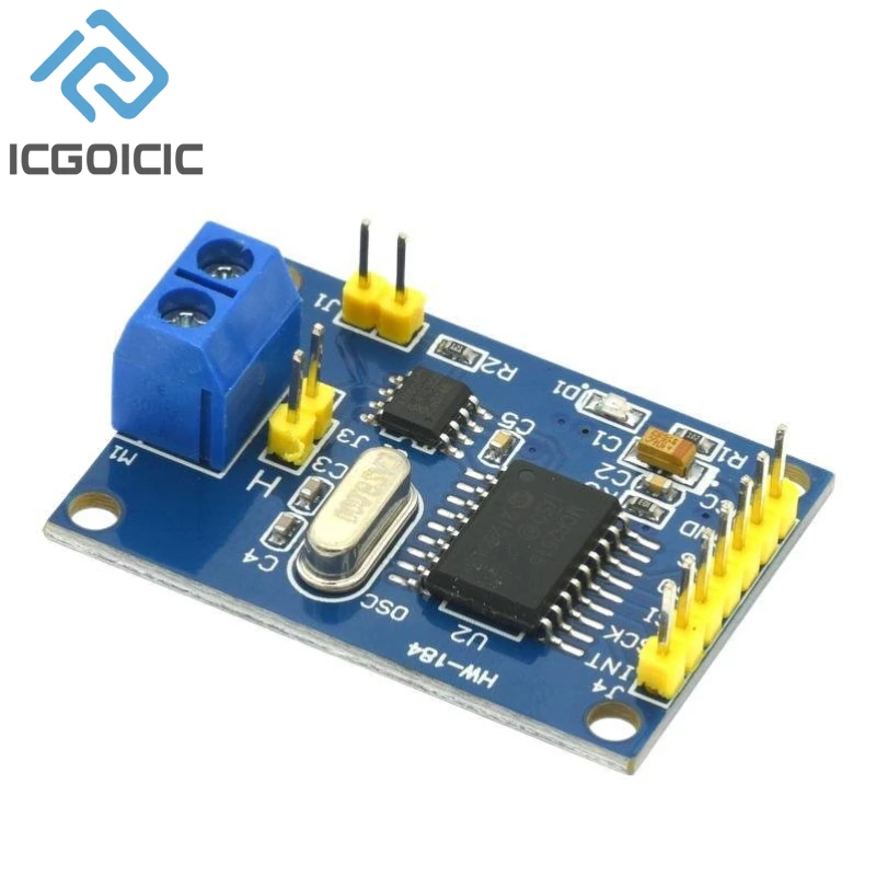 Módulo de bus CAN MCP2515, receptor SPI TJA1050 para controlador ARM 51 MCU - imagen 5