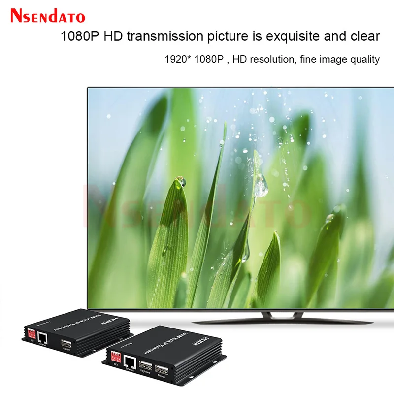 Extensor KVM HDMI IP 300m – TX+RX Cascada Multipunto - imagen 3