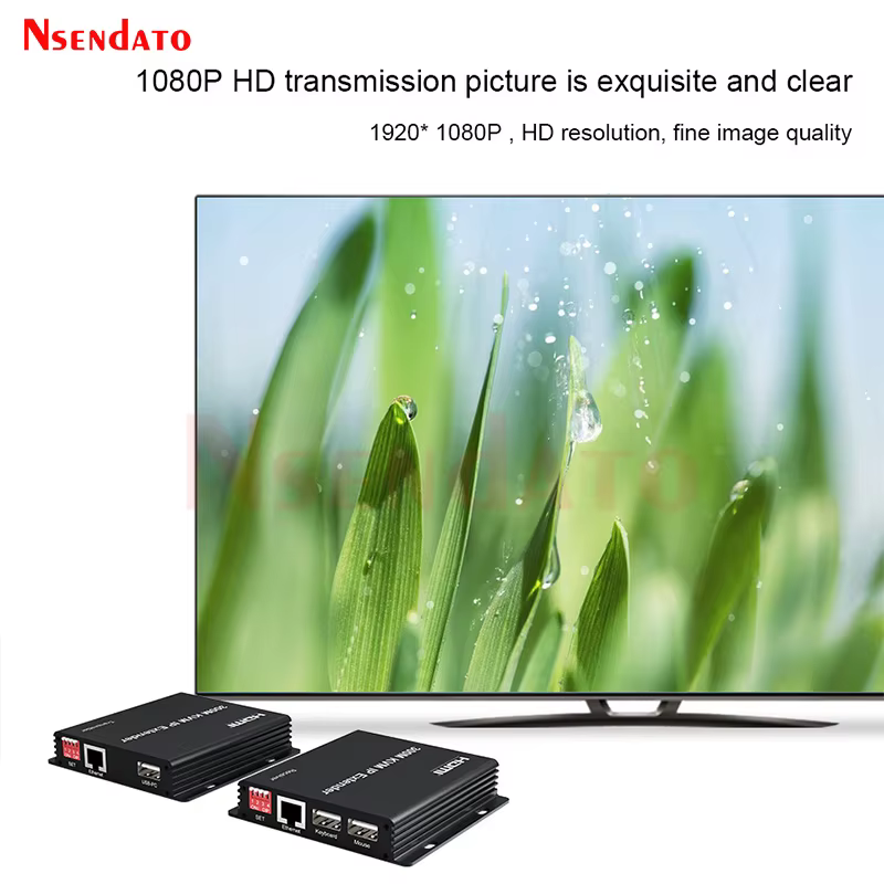 Extensor KVM HDMI IP 300m – TX+RX Cascada Multipunto - imagen 3