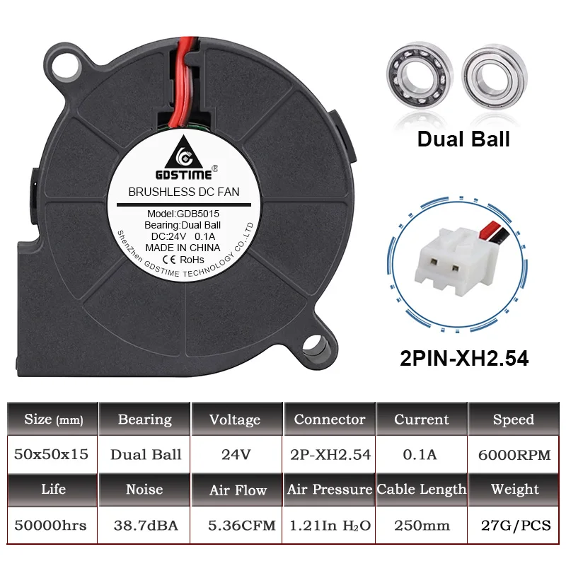 24V 2Ball 6000RPM