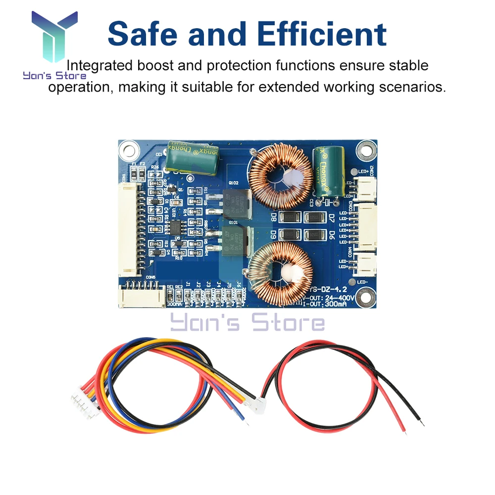 DC 12-200V 32-100- pulgadas LED LCD TV retroiluminación placa de corriente constante barra de luz placa de refuerzo placa Universal de alto voltaje