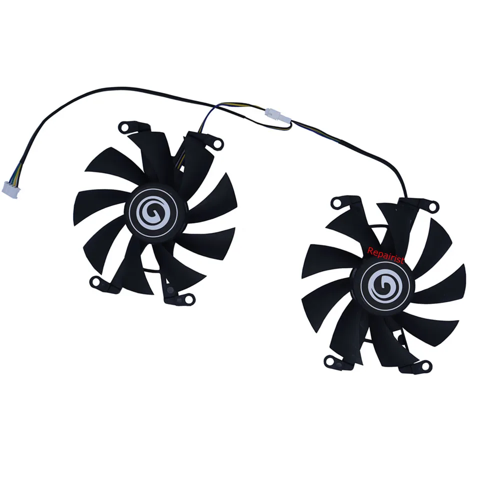 2Pcs/Set Ventilador de tarjeta gráfica,Mining Card Cooling Fan,Enfriador GPU,para Nvidia GALAX CMP 50HX,Ventilador de tarjeta minera - imagen 5