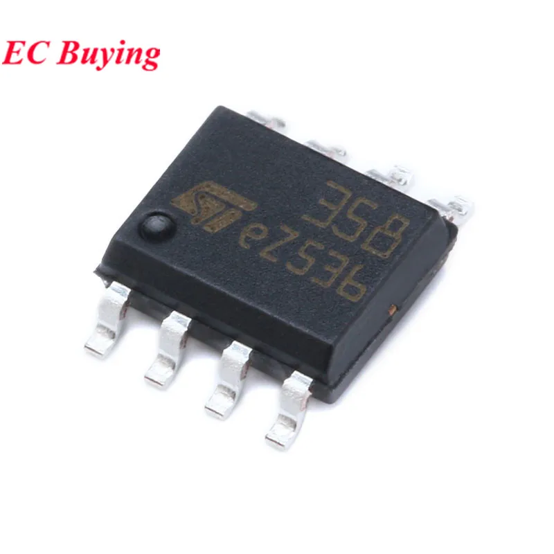 10 uds/5 uds LM358 LM358D LM358DT SOIC-8 358 LM358DR Chip amplificador operacional Dual de baja potencia IC - imagen 2