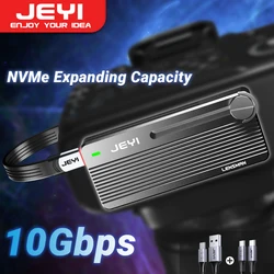 JEYI Carcasa SSD M.2 NVMe USB – Adaptador externo Plug & Play