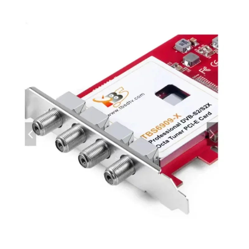 NUEVA tarjeta PCIe de sintonizador dual TBS6902 TBS 6909X V2 DVB-S2 para TV satelital digital HD y SD - imagen 4