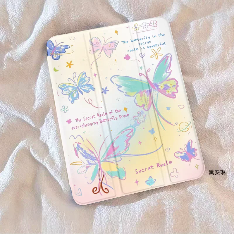 2025 nueva funda plegable 3 + Y para IPad 11th A16 Pro Air 13 11 M3 M2 M4 2025 12,9 "9 8 7 6 5 4 10 Th Mini 7 6 Funda a prueba de golpes - imagen 3