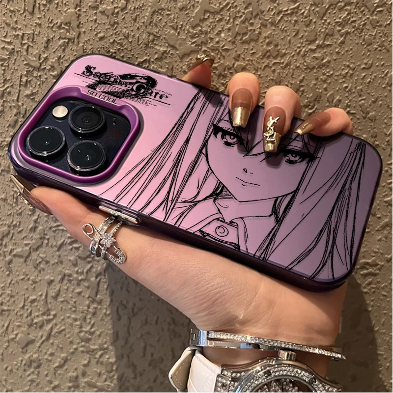 Funda para Xiaomi 11 Lite 5G NE 14T POCO X6 M5S 14 13 13T 12T Pro X7 X5 X3 NFC F4 GT F5 F6 M6 Pro 4G Steins Gate Makise Kurisu - imagen 4