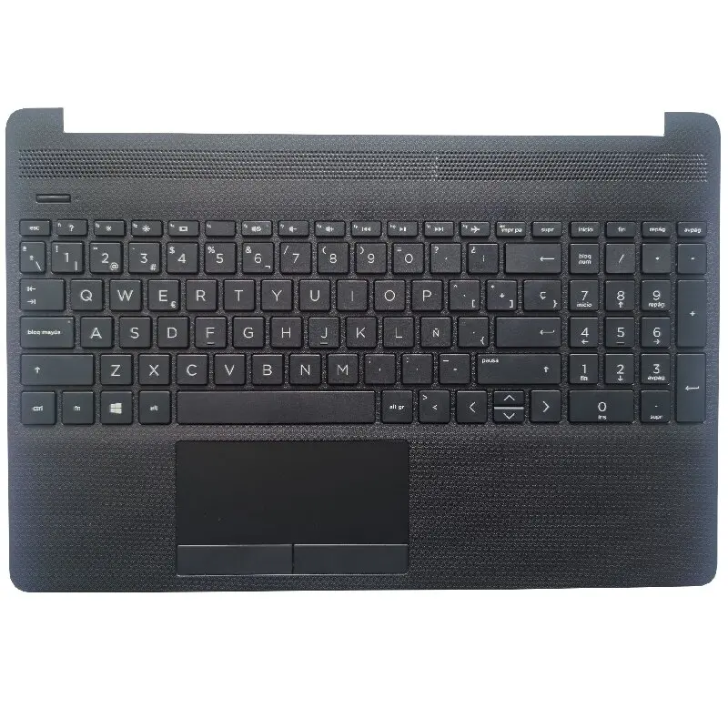 Teclado Latino español SP para HP 15-DW, serie 15S-DU 15S-DY, TPN-C139 con reposamanos, Cubierta superior con panel táctil, nuevo - imagen 2
