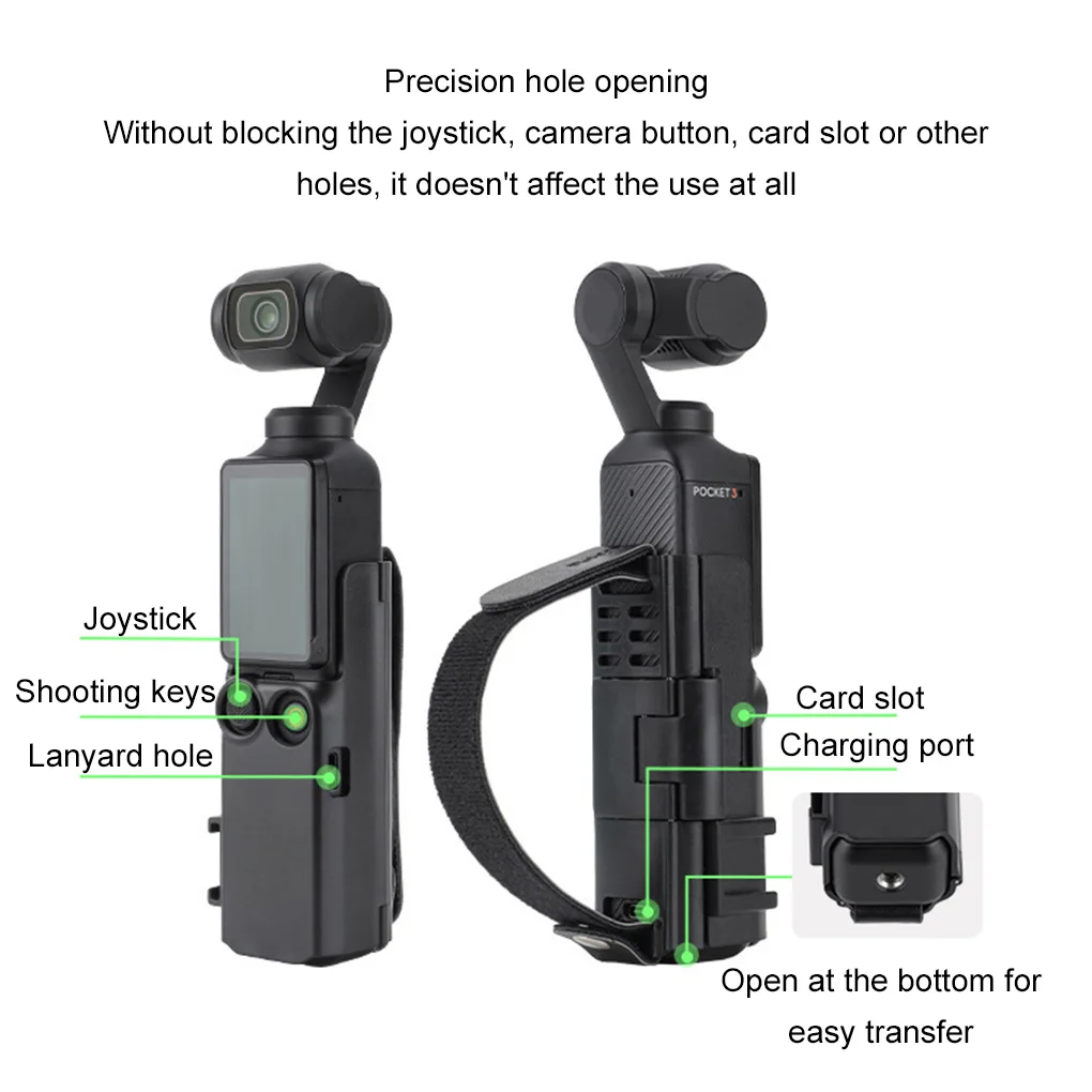 Protección de expansión de arranque frío portátil para marco DJI Osmo Pocket 3 con mango de correa para accesorios DJI Osmo Pocket 3 - imagen 2